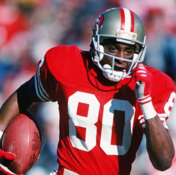 Jerry Rice (Mitchell/Ness)-(49ners)-(1994)-(Jersey)-(Red)-(Used)-(Sixe-XL)-$85 - Picture 2 of 9